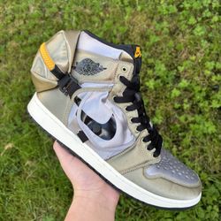 Jordan 1 Utility Neutral Olive Light Steel Grey 