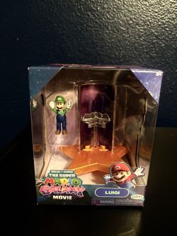 THE SUPER MARIO GALAXY MOVIE limited edition Luigi and his star launcher New!