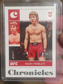 Paddy Pimblett RC 2022 Panini Chronicles UFC Rookie Card RC Silver #100