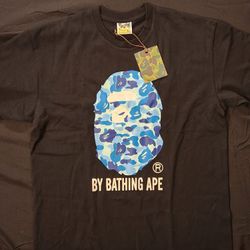 Bape Blue Ape Camouflage Shirt 