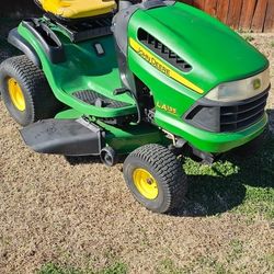 John Deere LA135 22hp 42" cut 
runs good!  Asking $700.00/obo