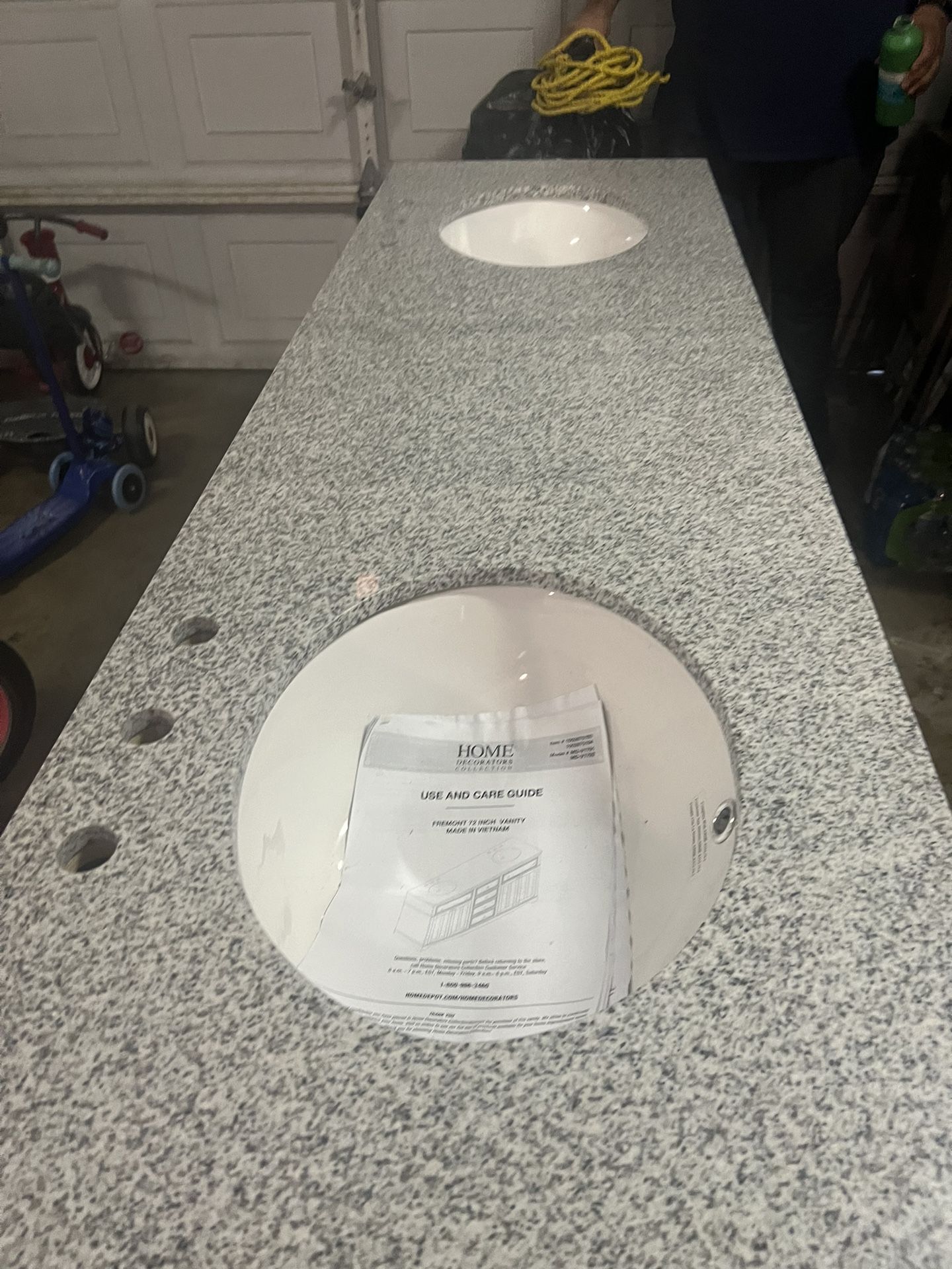 Long Double Vanity Sink