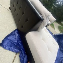 BEIGE/Black Trim MODERN DAY SECTIONAL