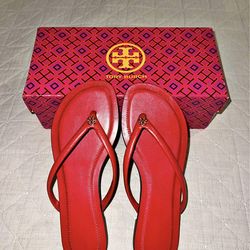 Tory Burch Red Sandals- Women’s Size 7