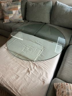 Glass table top
