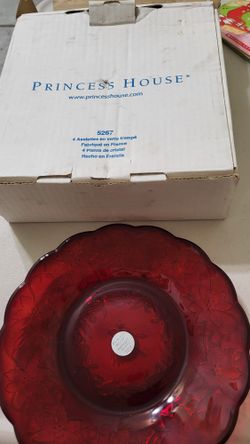 Princess House Crystal Plates