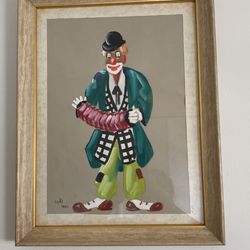 Luky Paris Clown Painting