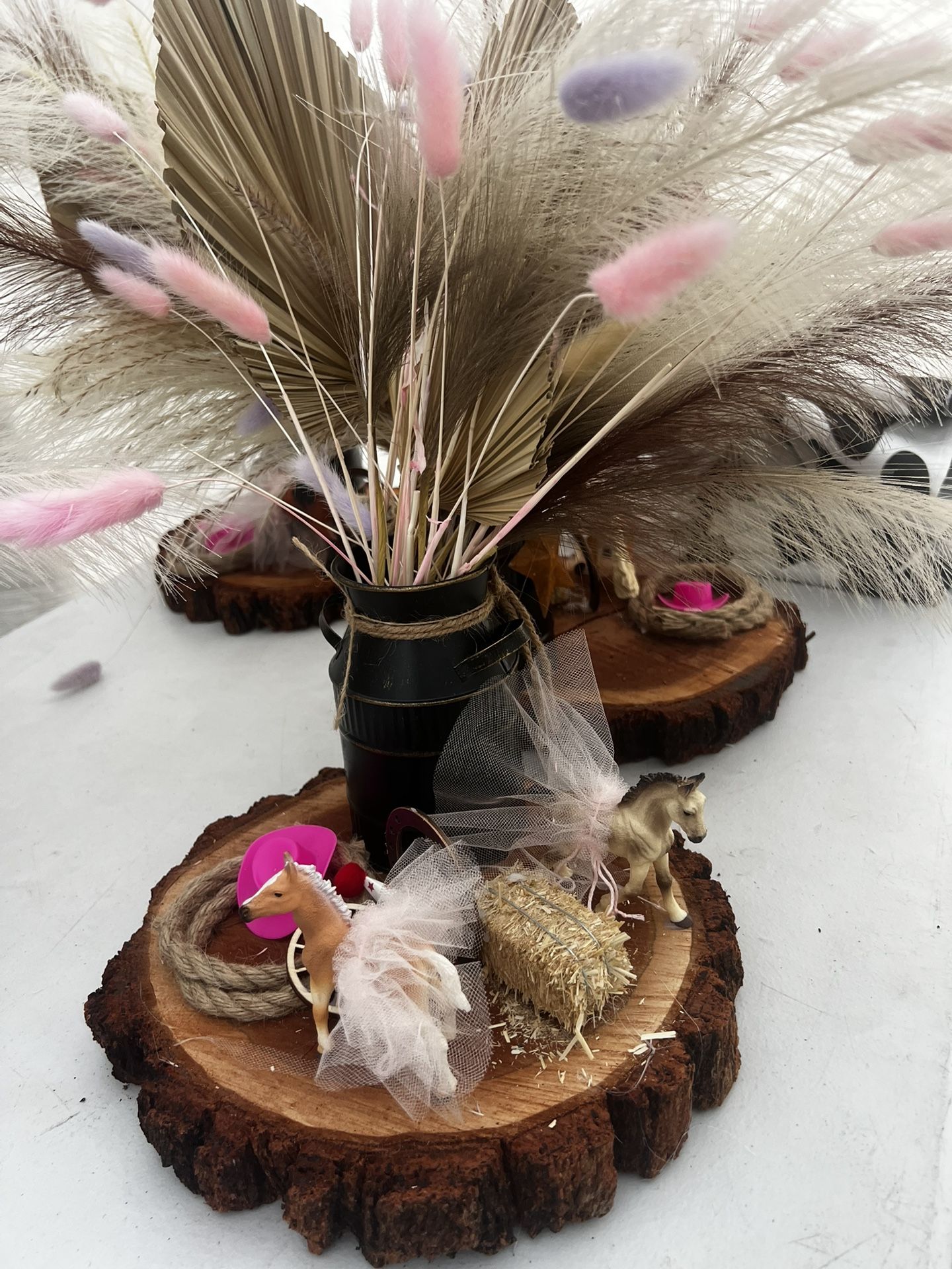 Rodeo / Western Theme Center Peace’s For Girl And 7 Cowprint Runner