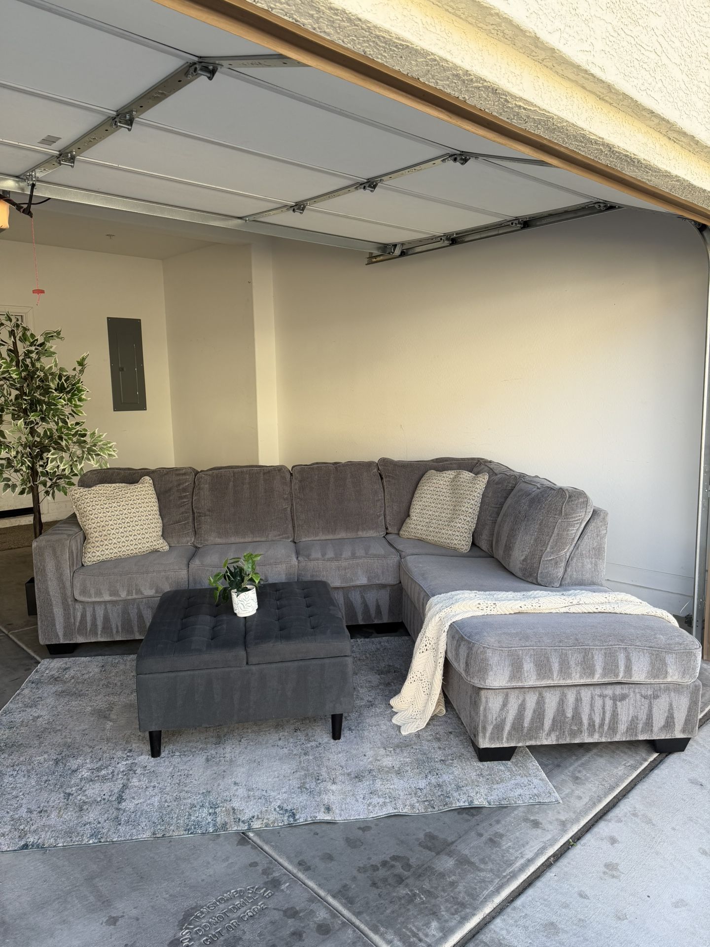 Gray Sectional Couch