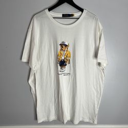 Polo Ralph Lauren Polo Bear CP-93 T Shirt Mens XXL White