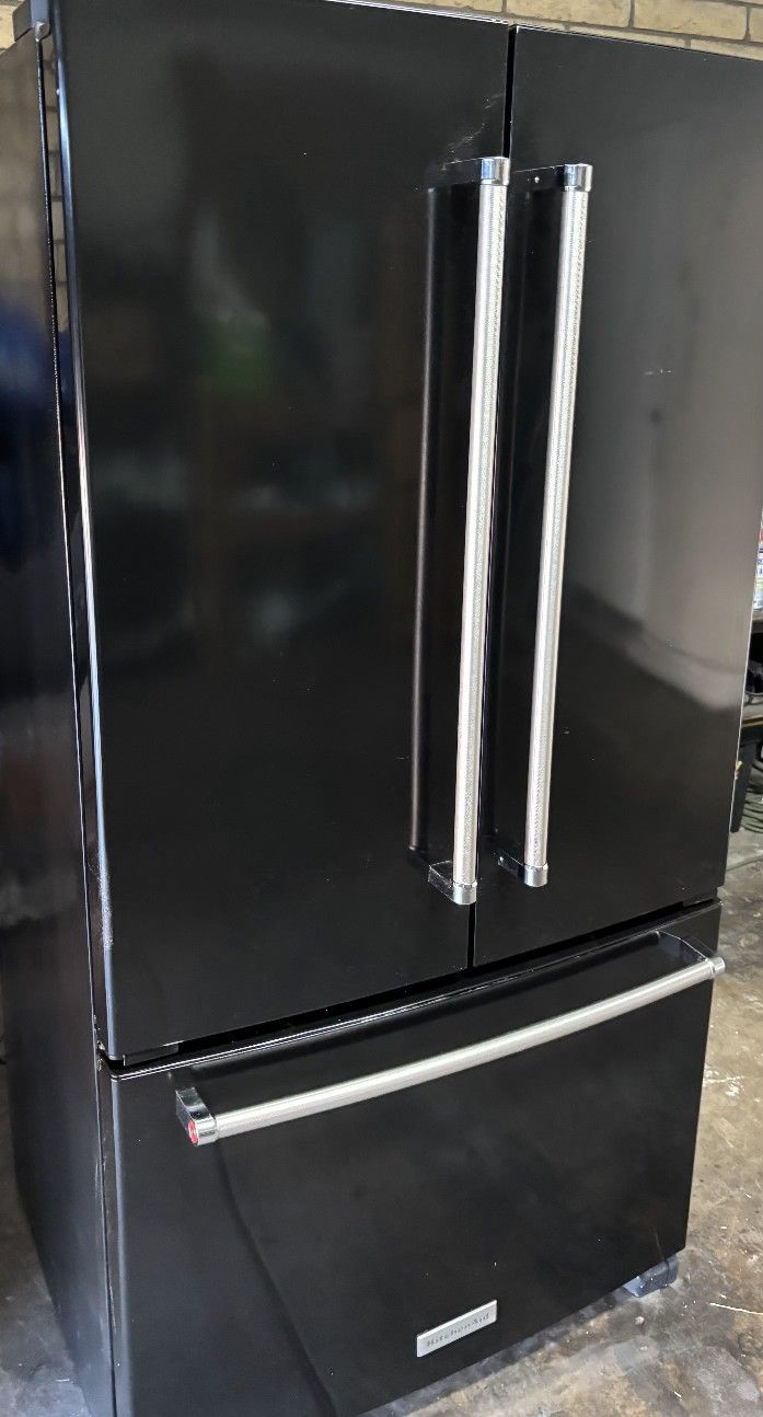 French door  Black Kitchen Aid 