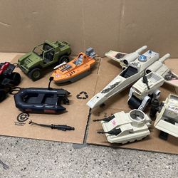 Lot of Vintage Toys - GI Joe, Star Wars