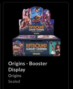 Rift bound league of legends origin booster box