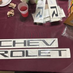 Chevy Insert Letters