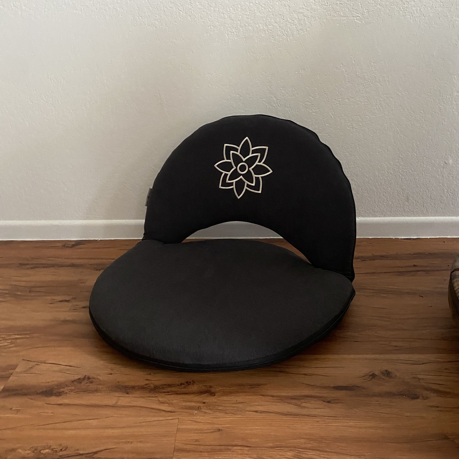Adjustable Floor Chair Stone Black