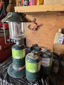 Coleman Lantern. And Bottles