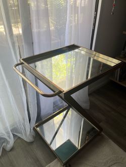 Gold Bar Cart