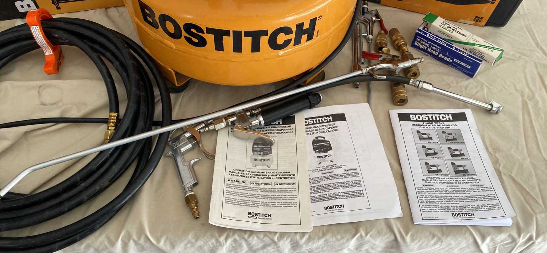 Bostitch Air Compressor With Accessories