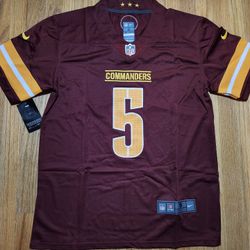 NFL Washington Commanders football uniform No.5 Jayden Daniels jersey