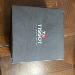 Tissot 1853 Autograph Chronograph Automatic Black Dial Leather Band Watch Box