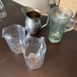 Assorted Serving Pitchers 