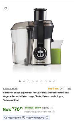 Hamilton Beach juicer