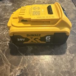 Batería Dewalt 20v 6AH
