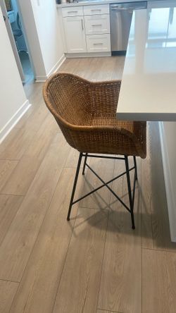 Pottery Barn Grove Woven Counter Stool
