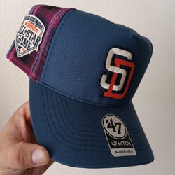 San Diego Padres 47 Hitch Cooperstown '92 All-Star Game Adjustable Snapback Hat 