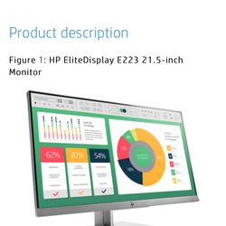 HP Computer Monitor 