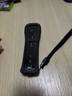 OEM Nintendo Wii Motion Plus Remote Controller Black Tested & Works Perfect