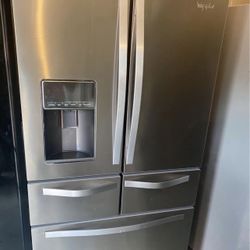 🔥 RARE 5-DOOR WHIRLPOOL FRIDGE ❄️ FLEX DRAWERS + STAINLESS ⚡ DEAL