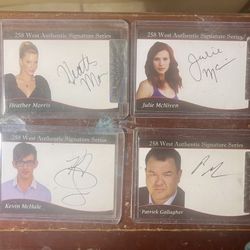 Autographed cards and prints