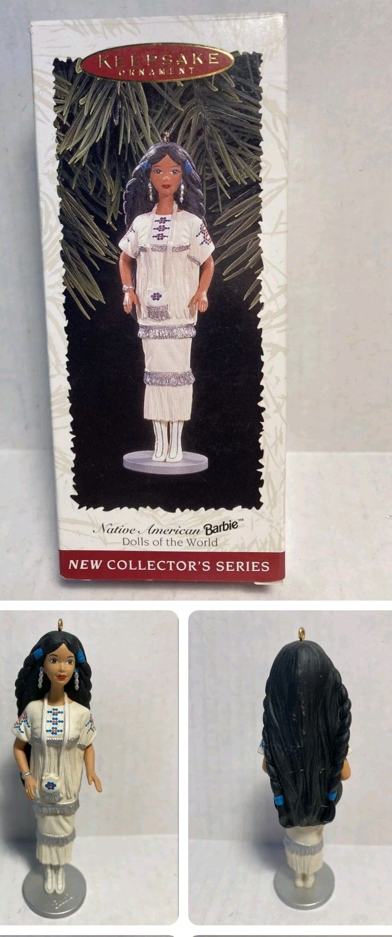 Native American Barbie Christmas Ornament