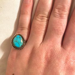 Turquoise Sterling Silver Ring 