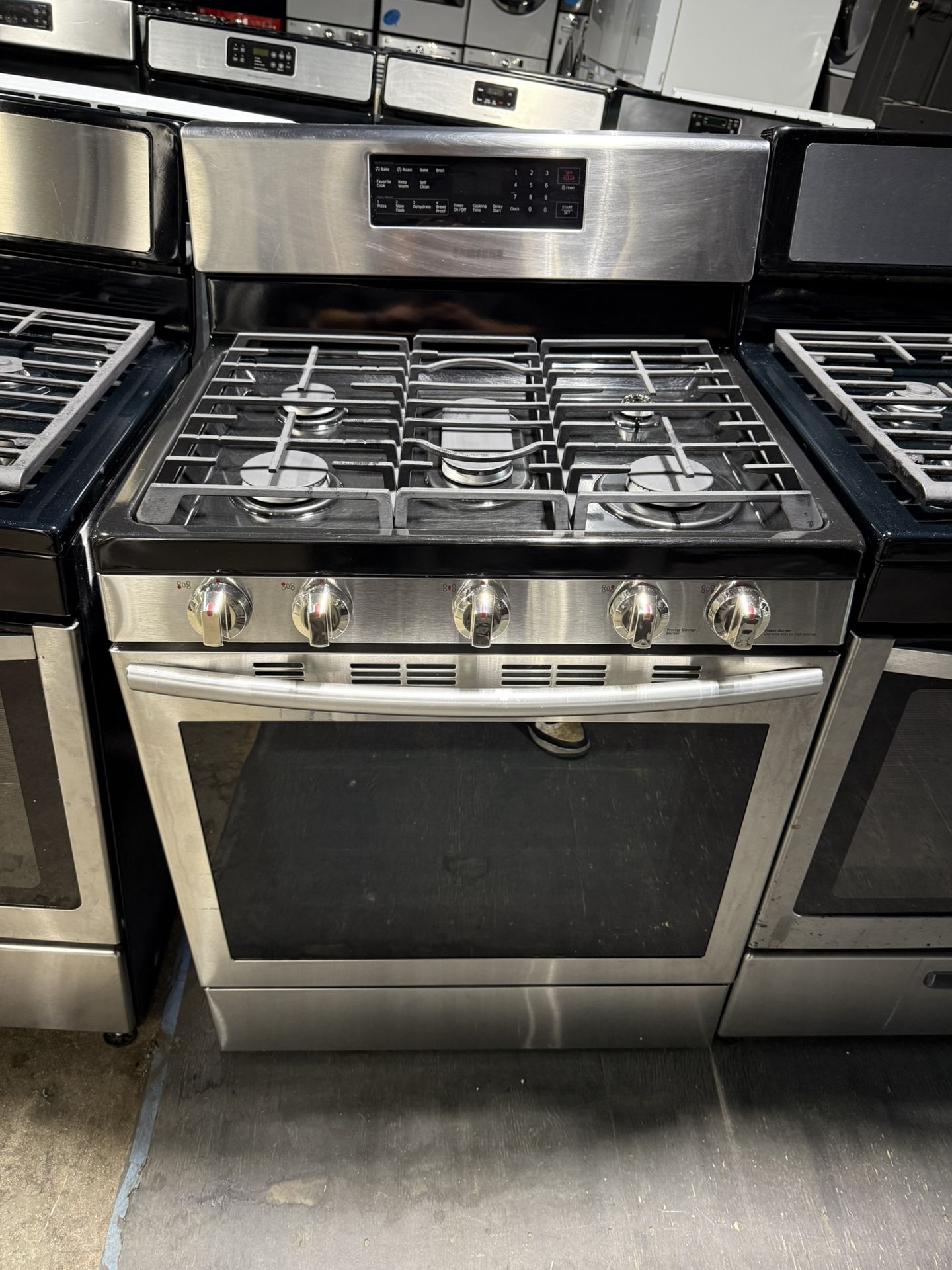 Samsung Stainless steel 5 burner range stove