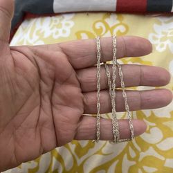 Real 925 Sterling Silver Chain Necklace $40, $55