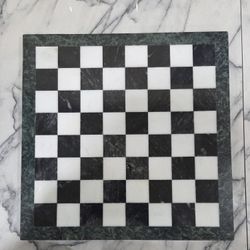 Marble Chess Board – Heavy & Polished – 15.75"