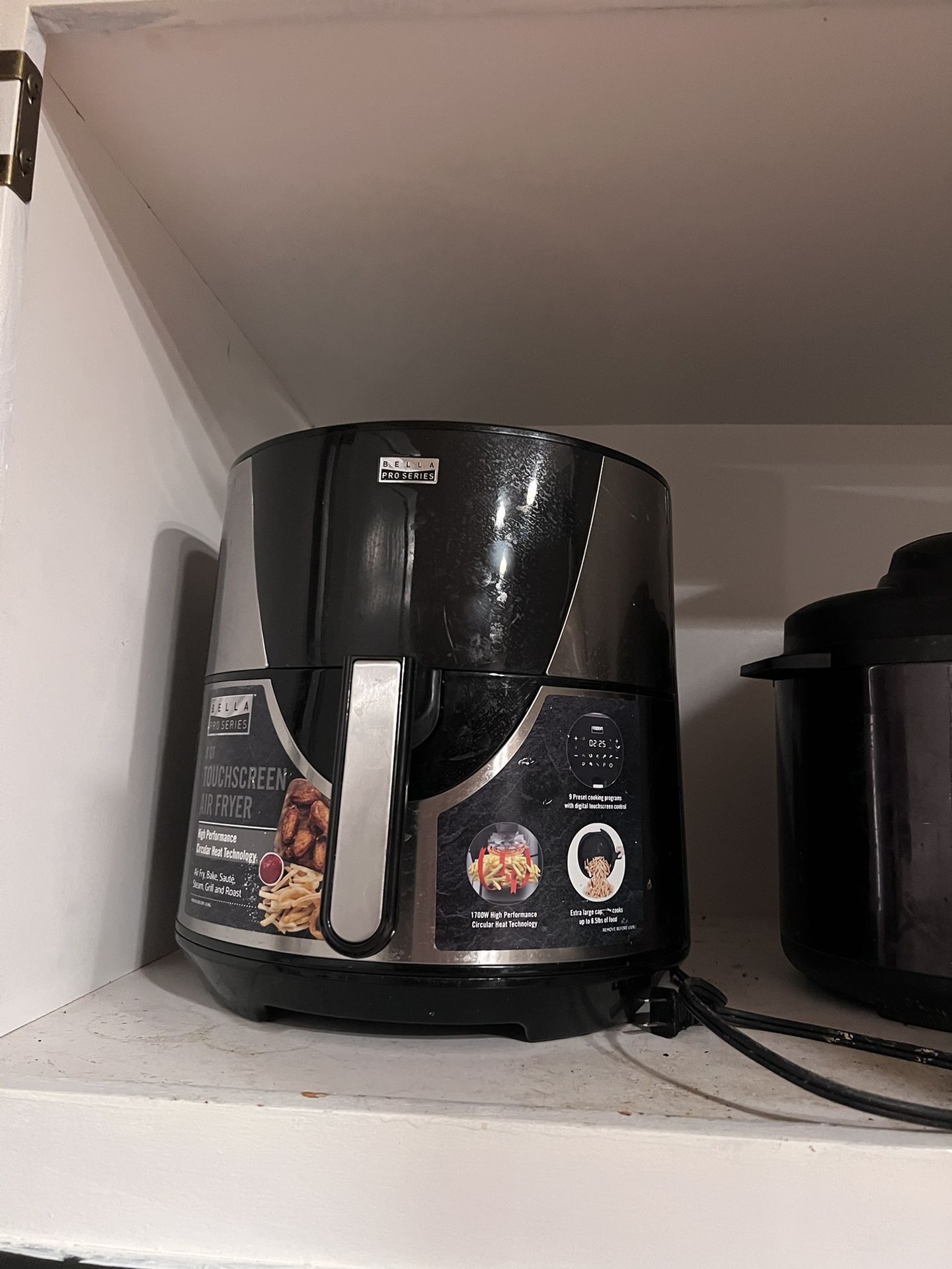 Extra Large Bella 8 Qt Air Fryer 