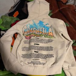 coachella 2025 line up hoodie size small