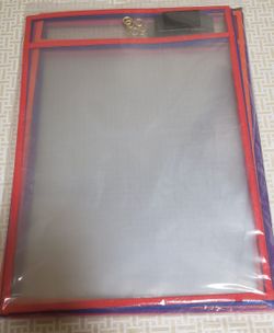 Dry erase packet 10 pack reusable