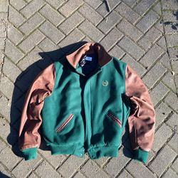 Leather Bomber Jacket