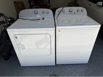 Whirlpool washer and gas dryer