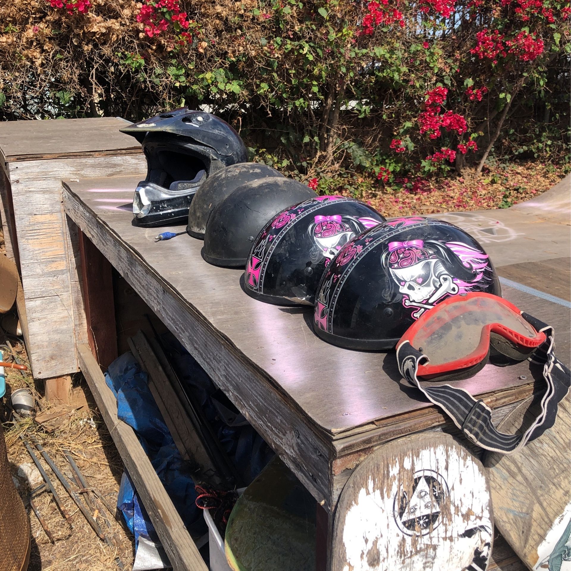 Off Road DOT Helmets Size medium 