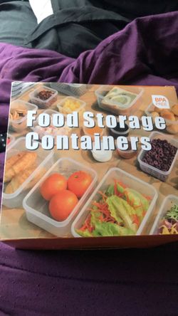 BPA Free Food Storage Containers Set