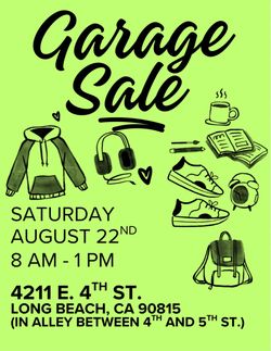 Garage Sale in Alley