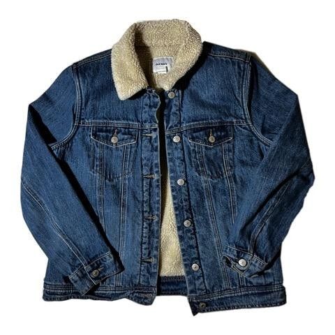 Womans Sherpa Denim Jacket $25