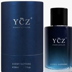 YCZ Lucky Sapphire 50 Ml 1.7 Fl. Fl oz Perfume Spray New In Box For Men