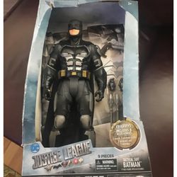 Jakks 19" DC Big Figs Justice League Armored Tactical Suit Batman Figure 9 pc