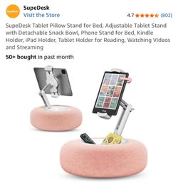 SuperDesk Tablet Pillow Stand For Bed